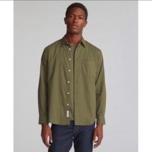 rag & bone Military Green Button Down Shirt XXL